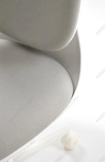 Кресло компьютерное Halmar ORION 2 (светло-серый/белый) | изображение 8