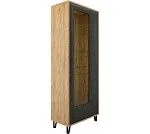 Шкаф с витриной Грейс REG2W с подсветкой | изображение 1