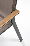 Стул Halmar FIERRO (черный/серый/коричневый) | изображение 8