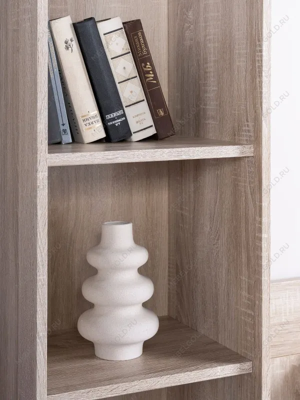 Стеллаж Сириус, 2 ящика, 39х35х190 см, дуб сонома | изображение 4