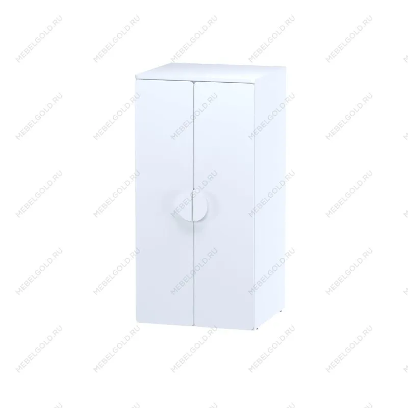 ПИКСИ шкаф распашной с 2 дверьми и 3 полками 60х57х123, робкий подснежник