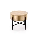 Комплект Halmar DANTE (2 стола журнальных) (натуральный/черный) | изображение 3