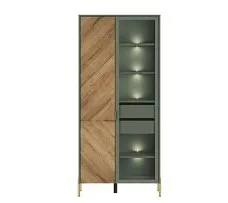 Витрина Сиена REG1W1D с подсветкой