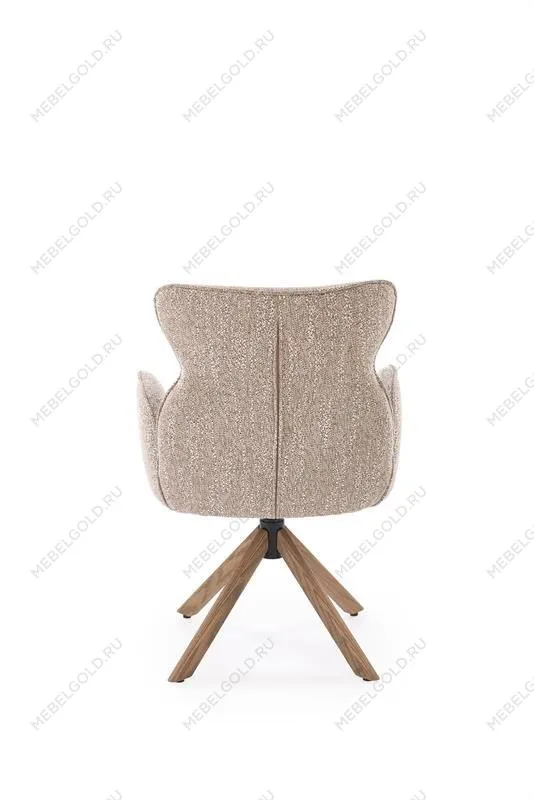 Стул кухонный Halmar K585 поворотный (темно-бежевый/орех светлый) | изображение 5