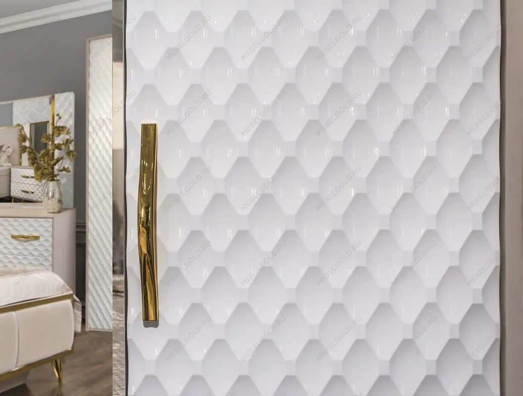 Балашиха - Шкаф Лара 4-дверный белый глянец | изображение 2