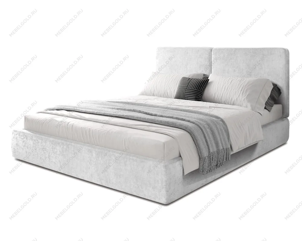 Кровать Natura 1.8 м, с подъемным механизмом Шенилл (Monblan) 502, НТКР180-1[3]