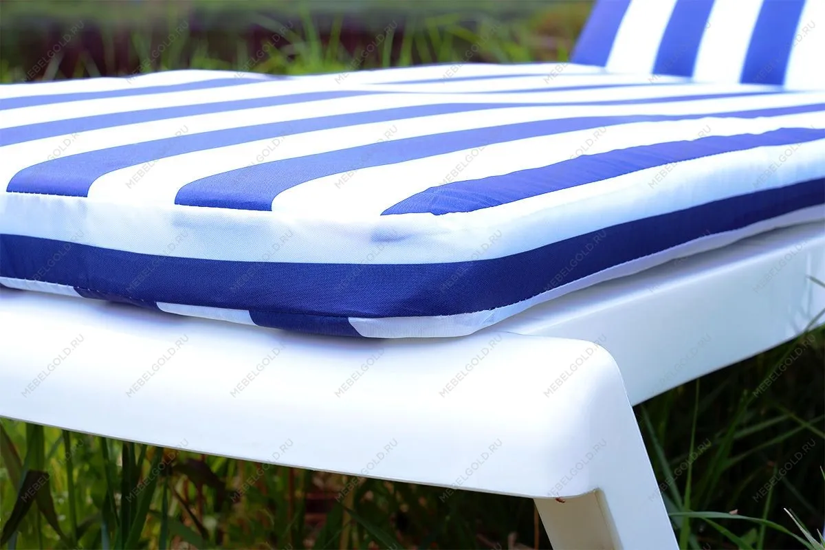 Матрац для шезлонга Tweet бело-синий | изображение 4