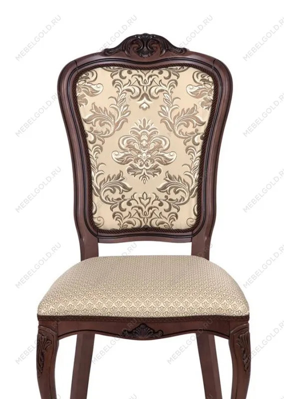 Стул Виконт (тон 317+ патина чёрная/ткань Агата серая/компаньон(Ц)) | изображение 4