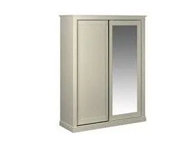 Шкаф-купе 2-х дверный, Сиена (1814*654*2304), двери комбинированные, Береза бежевая