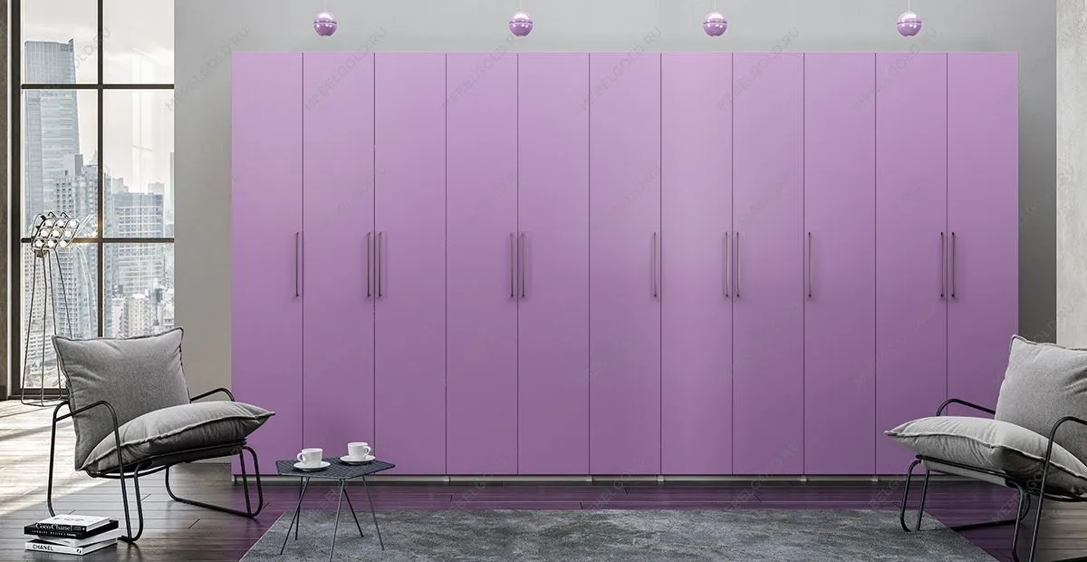 Шкаф-пенал Отис МН-039-07 П9 с фасадом МДФ (краска глянец RAL) | изображение 6