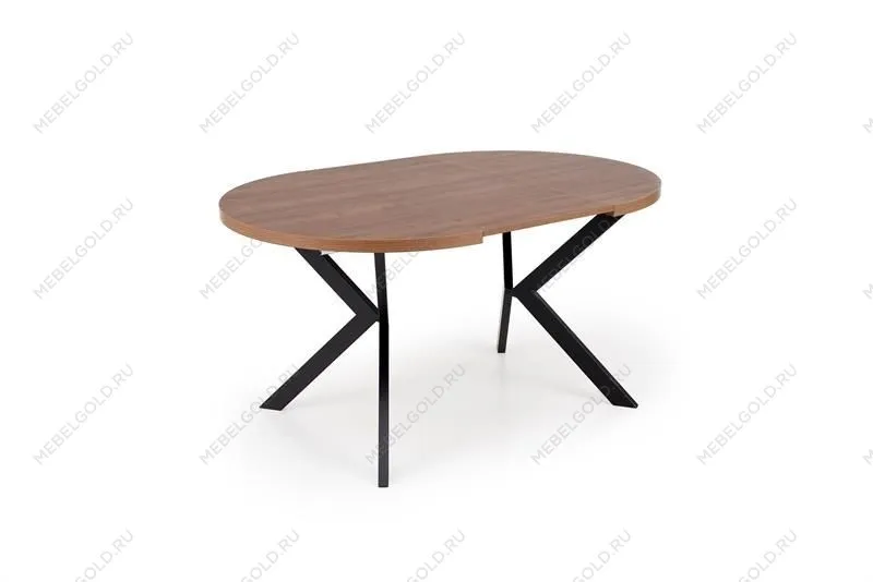 Стол обеденный Halmar PERONI раскладной (орех/черный)