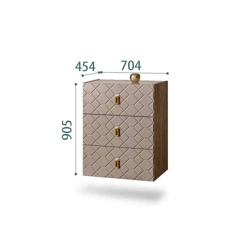 Комод Bogemia Woodline Fly Fa (Мокка) (Lakobel/Золото) БМКМ-1