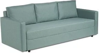 Диван-кровать Вало мятно-серый, рогожка