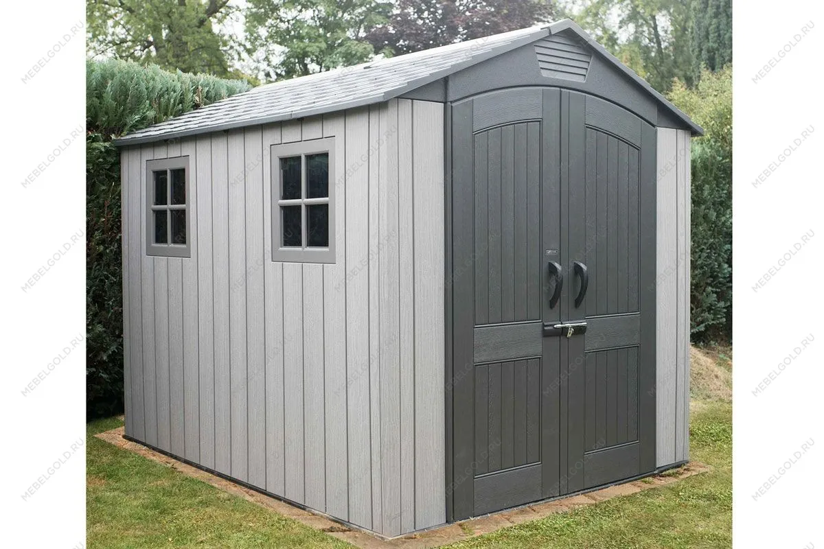 Сарай пластиковый WoodLook 7*9.5 | изображение 4