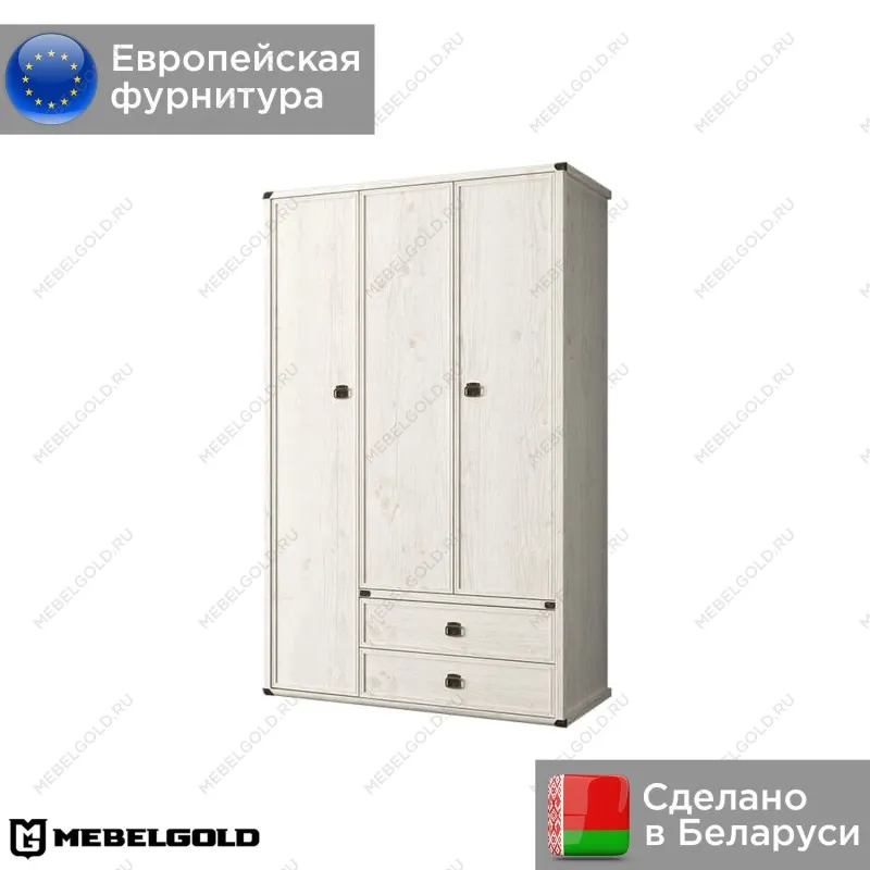 Шкаф 3-створчатый Магеллан 3DG2S | изображение 1