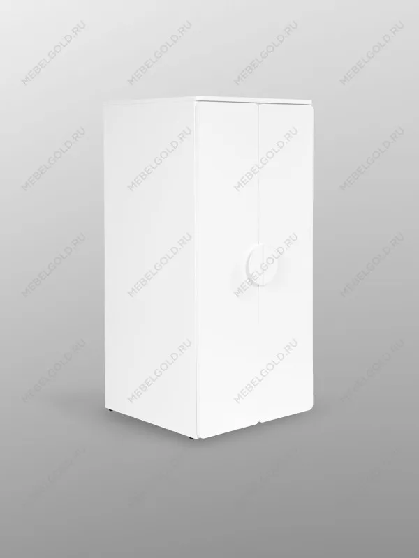 Шкаф распашной Пикси, с двумя дверьми и тремя полками 60х57х120, белый (робкий подснежник) | изображение 14