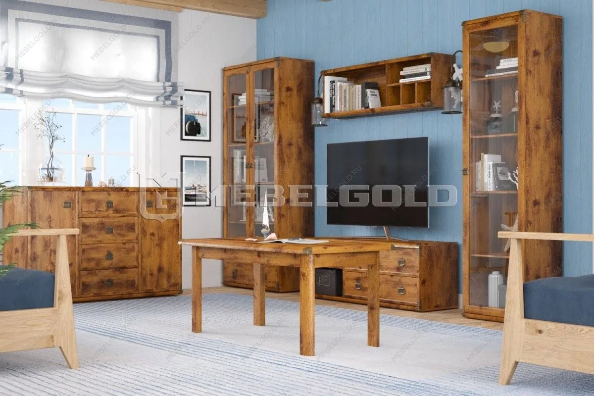 Гостиная Индиана дуб