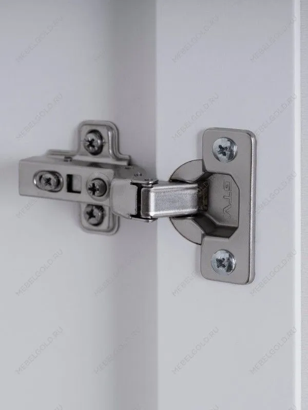 Шкаф с витриной Сага, 50х41х215 см, белый | изображение 12