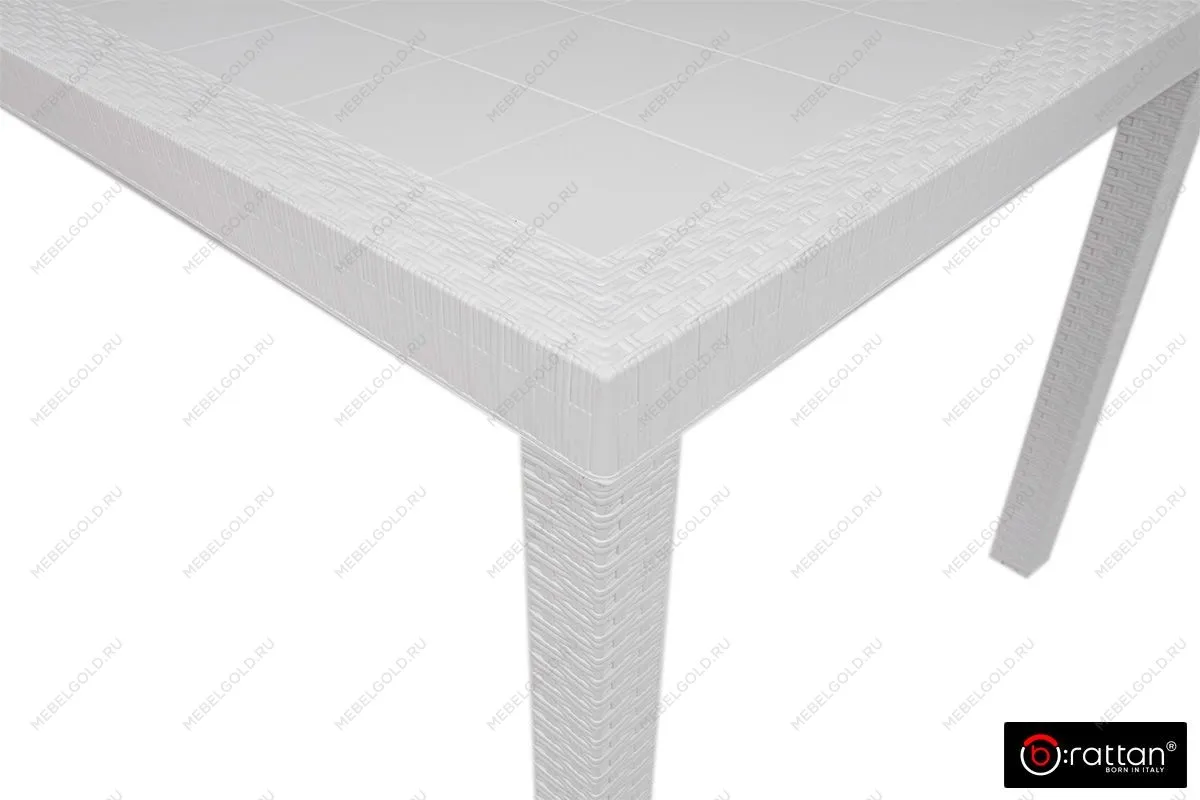 Стол B:rattan Houston 1500*900мм, белый | изображение 6