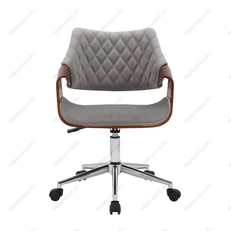 Кресло компьютерное Halmar COLT (ореховый/серый) | изображение 1