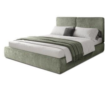 Кровать Natura 1.6 м, с подъемным механизмом Шенилл (Monblan) 530, НТКР-1[3]