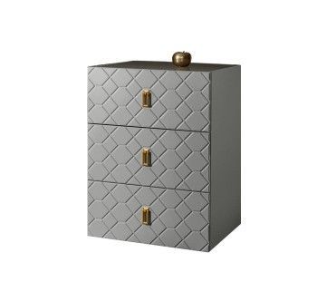 Комод Bogemia Fly Farfalle (Серый) (Lakobel/Золото) БМКМ-1