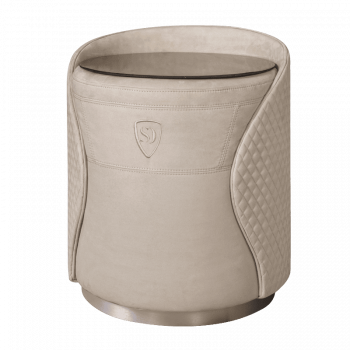 Пуф-тумба Беж (новабук) серебро Sweet dreams PS-101