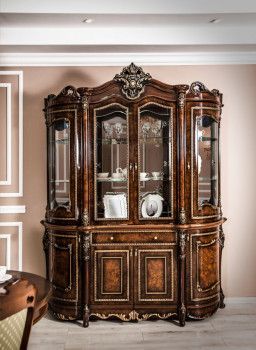 Сервант Джоконда 4-ств корень дуба глянец