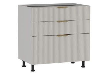 Стол с ящиками СЯ-80 (176/356), Монза (800*523*820) Экокожа Бежевый, 23120