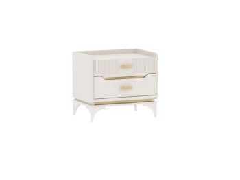 Тумба прикроватная, Сиде (550*394*502) Белый, 12909