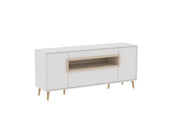 Комод широкий, Аврора (1800*455*800) Дуб Мария/Кашемир, 32108