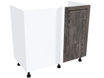 Стол под мойку угловой СМУ-100 п, Грей (900*470*820) Шале Серебро, 21451