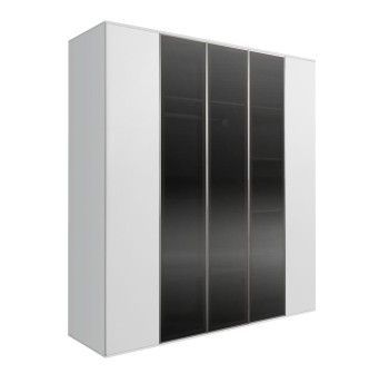 Шкаф 5-ти дв. Bogemia Air (Белый/Серебро) БМШ2/5(3)