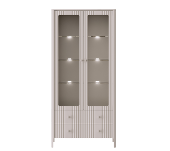 Витрина с подсветкой Далия REG2W2S персидский жемчуг