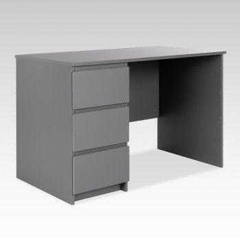 КАСТОР (KULLEN) стол письменный 3 ящика 116х65 серый