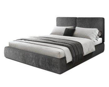 Кровать Natura 1.6 м, с подъемным механизмом Шенилл (Monblan) 525, НТКР-1[3]