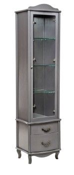 Шкаф-витрина Джульетта (серый ясень)