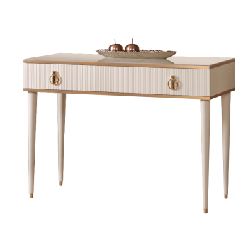 Стол туалетный Римини СОЛО (Слоновая кость/Золото) РМСТ-1(s)