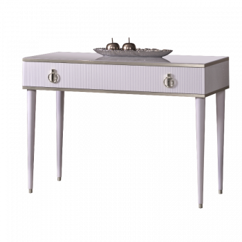 Лобня - Стол туалетный Римини СОЛО (белый серебро) РМСТ-1 (s)