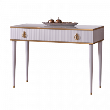 Лобня - Стол туалетный Римини СОЛО (белый золото) РМСТ-1 (s)