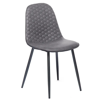 Стул STORM (mod. 807)/1 шт. в упаковке, металл/вельвет, 46 х 53 х 87 х 49 см, серый/антрацит, G062-40