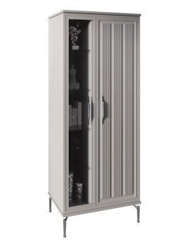 Витрина Замира 2-ств высокая серый