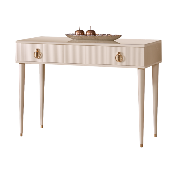 Стол туалетный Римини СОЛО (Бежевый/Золото) РМСТ-1(s)