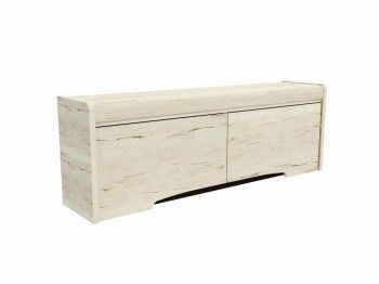 Шкаф-полка М-5 навесная, Мале (1244*279*427) Дуб галифакс белый, 31204