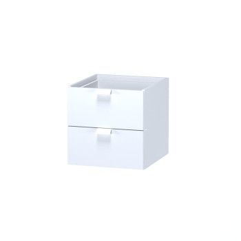 Фора модуль с двумя ящиками, ручка металл 33х33х37, белый