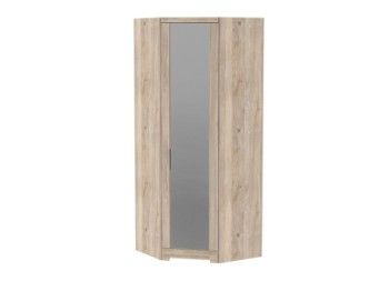 Шкаф угловой с зеркальной дверью, Юта (900*900*2300) Дуб Мария*