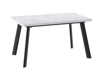 Стол Leon Lux Radial-180 раздвижной (Серый сланец/черный) 180(240)х95