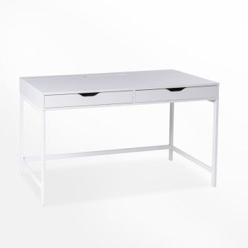 ИНГАР Д 132 стол письменный 132x58x76, белый