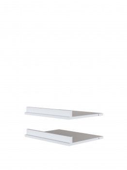 Комплект полок для обуви МОБИ (MOBI) POLB/50 (2 шт.) к шкафу REG/50, белый