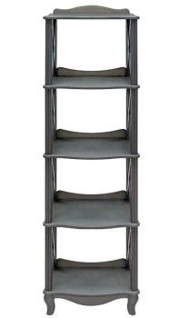 Этажерка-стеллаж Джульетта-4 (серый ясень)